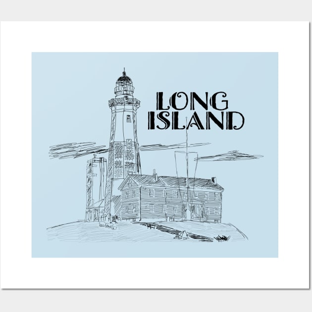 Montauk Long Island Wall Art by MAS Design Co